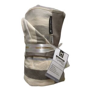 Seashore Grey - Member's Mark Adult Sand-Friendly 100% Cotton Beach Towels, 40"